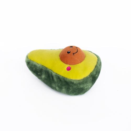 Zippy Paws Dog Toy Plush NomNomz Avocado