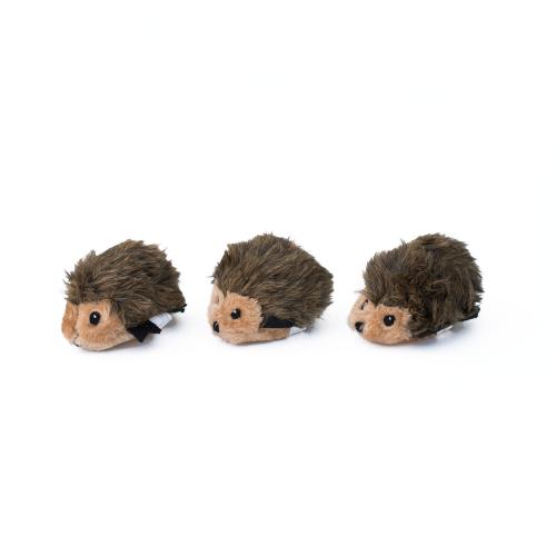 Zippy Paws Dog Toy Burrow Refull Hedgehog 3 Pack