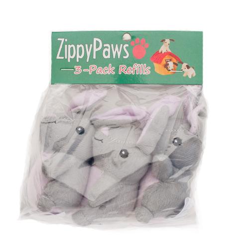 Zippy Paws Dog Toy Burrow Bunnies Refill