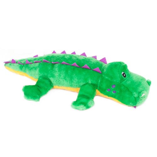Zippy Paws Dog Toy Grunterz Alvin the Alligator