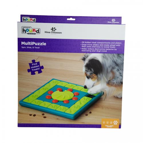 Outward Hound Dog Toy Treat Multipuzzle Interactive Puzzle Game