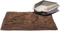 Dog Gone Smart Cat Litter Mat 35 x 26'' Brown