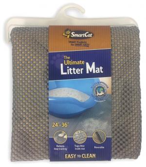 SmartCat Cat Ultimate Litter Mat 24 x 36'' Tan Gray