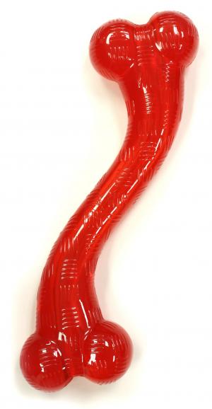 Ethical Dog Toy Play Strong Rubber S-shaped Tough Chew 12''
