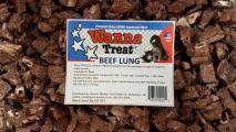 Wanna Treat Dog Treats Beef Lung 4oz
