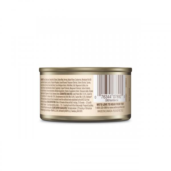 Wellness CORE Kitten Chicken & Turkey Pate 3oz Can