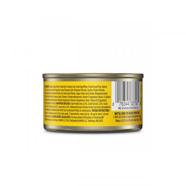 Wellness Complete Health Cat Gravies Chicken Entree 3oz Can