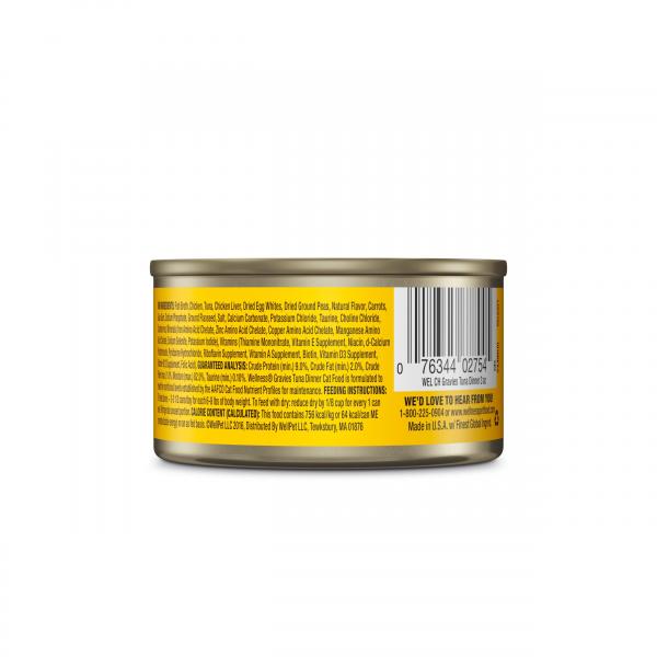Wellness Complete Health Cat Gravies Tuna Entree 3oz Can