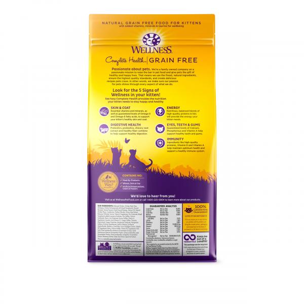 Wellness Complete Health Kitten Grain Free Chicken Recipe 5.5#