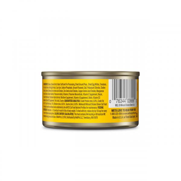 Wellness Complete Health Cat Minced Chicken Dinner in Gravy 3oz Can