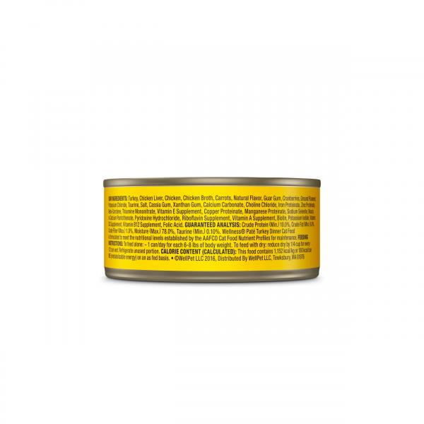 Wellness Complete Health Cat Turkey Pate 5.5oz Can