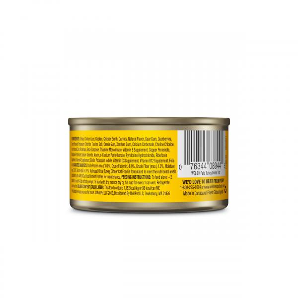 Wellness Complete Health Cat Turkey Pate 3oz Can
