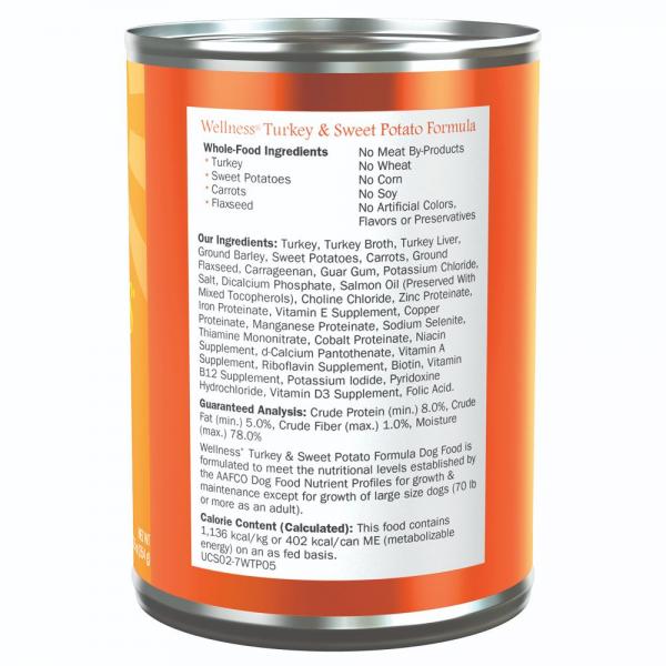 Wellness Complete Health Dog Turkey & Sweet Potato 12.5oz Can