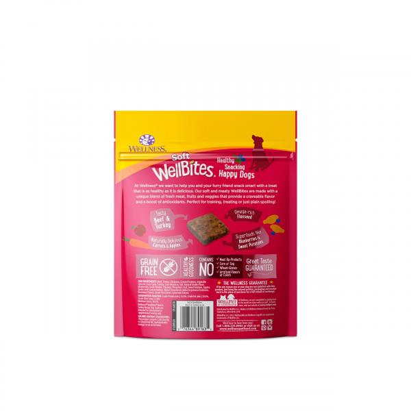 Wellness Rewarding Life Soft Grain Free Dog Treats Beef & Turkey 6oz