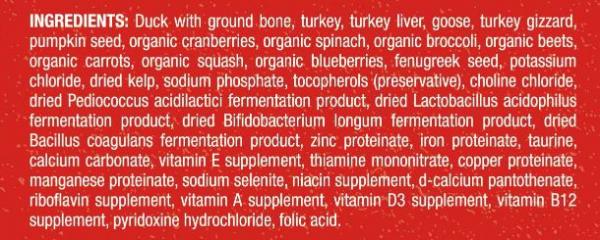 Stella & Chewy's Dog Duck Goose Freeze Dried Raw Dinner Patties 14oz