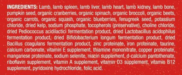 Stella & Chewy's Dog Lamb Freeze Dried Raw Dinner Patties 14oz