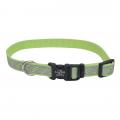 Lazer Brite Reflective Adjustable Dog Collar 5/8 x 18'' Lime Geometric