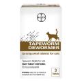 Bayer Cat Tapeworm Dewormer 3 Dewormer Tablets Per Pack