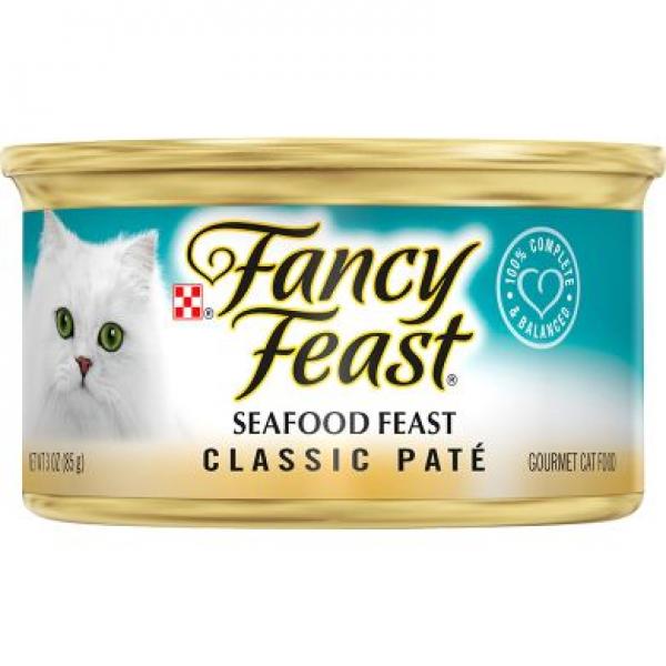 Purina Fancy Feast Cat Classic Pate Seafodd 3oz Can