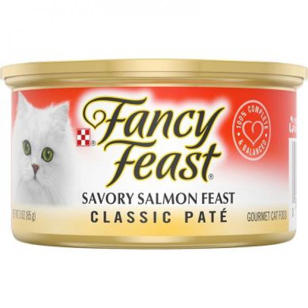 Purina Fancy Feast Cat Classic Pate Salmon 3oz Can