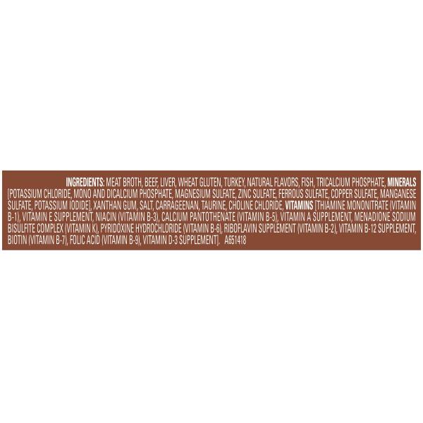 Purina Fancy Feast Cat Gourmet Naturals Beef in Gravy 3oz Can