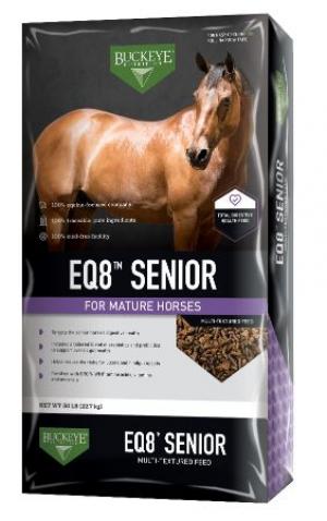 Buckeye Nutrition EQ8 Senior Horse Feed Textured 50#