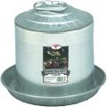 Miller Steel Little Giant Double wall Galvanized Waterer Fountain 2gal