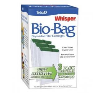Tetra Bio Bag Filter Cartridges Disposable Medium 3 Pack