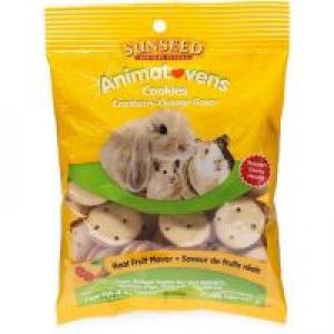 Sunseed Animalovens Small Animal Treat Cookies Cranberry & Orange 3.5oz