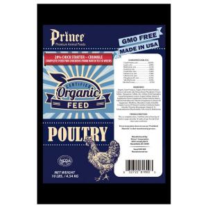 Prince Premium Feed Organic Chick Starter 20% Crumble 10#