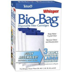 Tetra Bio Bag Filter Cartridges Disposable Large 3 Pack