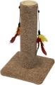 North American Pet Products Cat Scratch Post with Feather 17.5''