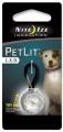 Nite Ize PetLit LED Collar Light Jewel White