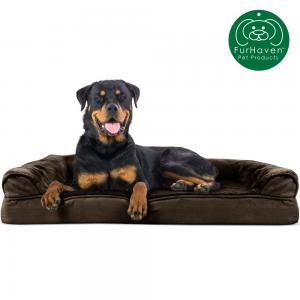 furhaven plush & suede orthopedic dog bed