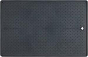 Dexas Pet Bowl Grippmat Gray 13x19"