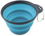 Dexas Collapsible Travel Cup Blue 2 cups