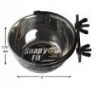 Midwest Homes Bowl Snap'y Fit Stainless Steel Water Feed 10oz