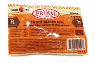 Beef Marrow Bone SMALL Recreational Bone for Supplemental Feeding 1ct