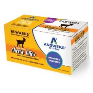 Answers Dog Treats Raw Goat Cheese with Turmeric 8oz