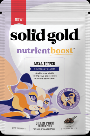 Departments - Solid Gold Cat NutrientBoost Powered By Plasma Meal Topper Pouch 16oz