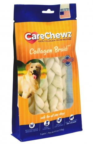 Departments - CareChewz Dog Chew 100% Collagen From Beefhide Natural