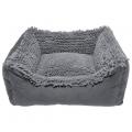 Dirty Dog Lounger Bed Grey 22x20"