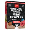 Wag More Bark Less Dog Treats Meat Cravers Biscuits Beef and Beef Jerky 12oz