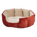 Midwest Homes Tulip Pet Bed Taupe/Fur 17"