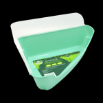 Oxbow Enriched Life Corner Litter Pan With Removable Shield