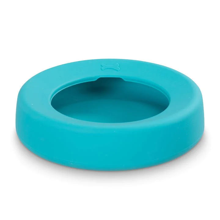 Messy Mutts Silicone Bowl Blue
