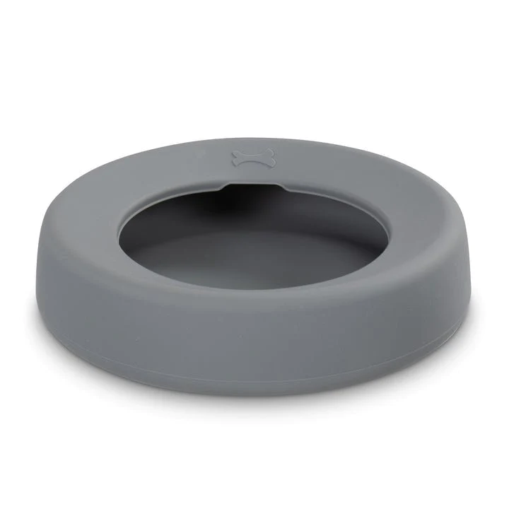 Messy Mutts Silicone Bowl Grey