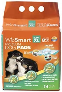 WizSmart Ultra All Day Dry Premium Dog Pads X-Large 15 Pack