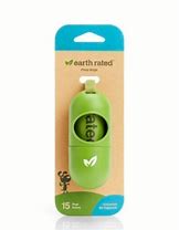 Earth Rated Poop Bag Leash Dispenser with Unscented Bags 15 CT