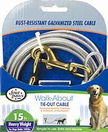 Petcrest Dog Tie Out Cable Heavy 15'